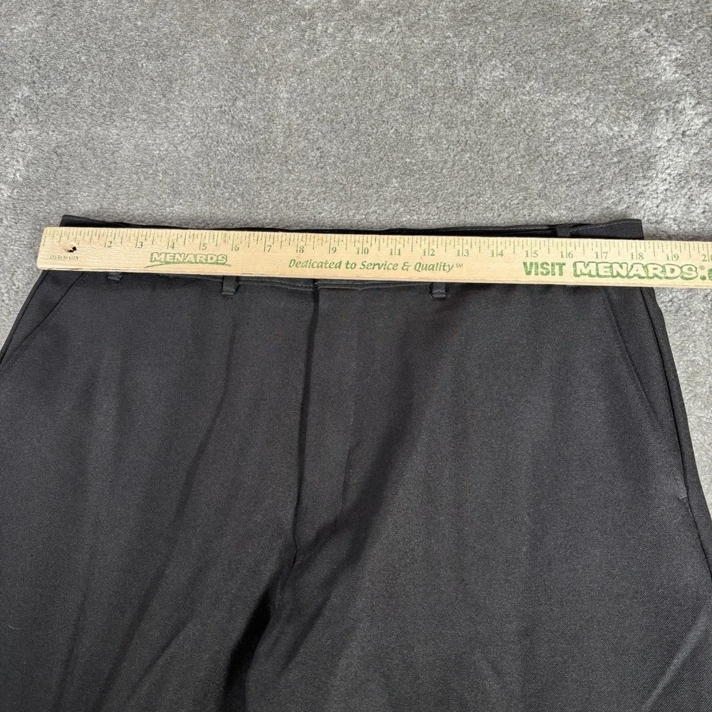 Vintage Levis Action Slacks Mens 36x34 Black Dacron Polyester Dress Pants‎ 90s